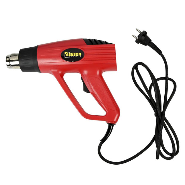 Benson Heteluchtpistool - 2000W - 2 Standen - Inclusief 4 Nozzles