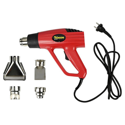 Benson Heteluchtpistool - 2000W - 2 Standen - Inclusief 4 Nozzles