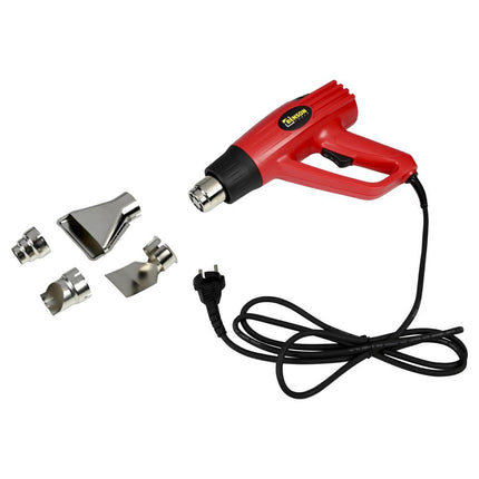 Benson Heteluchtpistool - 2000W - 2 Standen - Inclusief 4 Nozzles