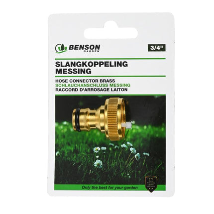 Benson Messing Kraanstuk - 3/4 Inch - Roestvrij & Lekvrij
