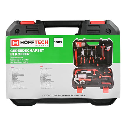 Hofftech Gereedschapset in Koffer - 108-delig - Allround Klusset