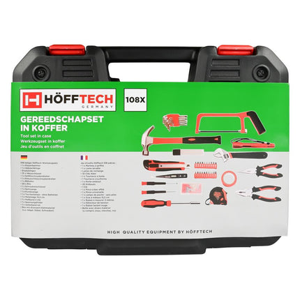 Hofftech Gereedschapset in Koffer - 108-delig - Allround Klusset