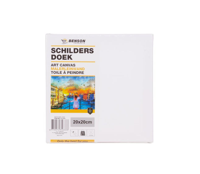 Benson Schildersdoek 20 x 20 cm - 100% Katoen - 280 g/m²