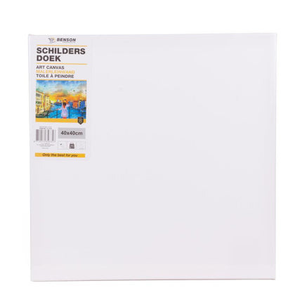 Benson Schildersdoek 40 x 50 cm - 100% Katoen - Houten Spieraam