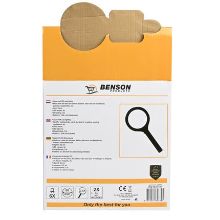 Benson Loep 85 mm - 6 LED Verlichting - 23.5 cm Lengte