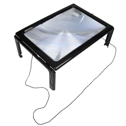 Benson A4 Leesloep met LED-verlichting - 3x Vergroting - Zwart