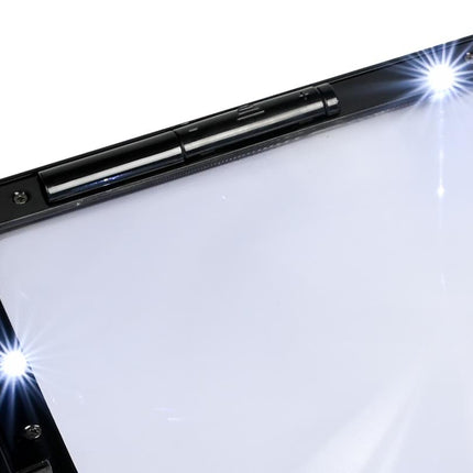 Benson A4 Leesloep met LED-verlichting - 3x Vergroting - Zwart