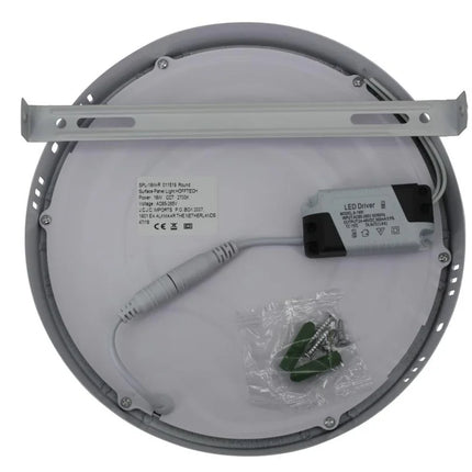 Hofftech Ronde LED Plafondlamp – Ø 22 cm – 18W – 1350 Lumen – Warm Wit Licht