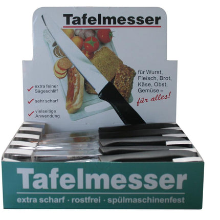 Dealzzz Tafelmes - Origineel Solingen Kwaliteit - RVS - Ultrascherp - Kleurenmix