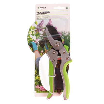 Benson Aambeeld Snoeischaar - 20 cm - Soft Grip - Professioneel