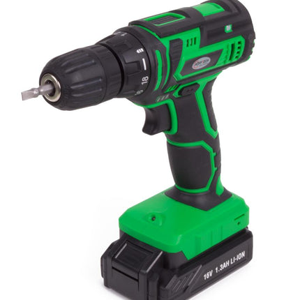 Hofftech Accuboormachine - 16V - 1.3Ah Li-ion - Met Koffer & LED
