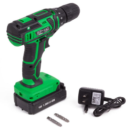 Hofftech Accuboormachine - 16V - 1.3Ah Li-ion - Met Koffer & LED
