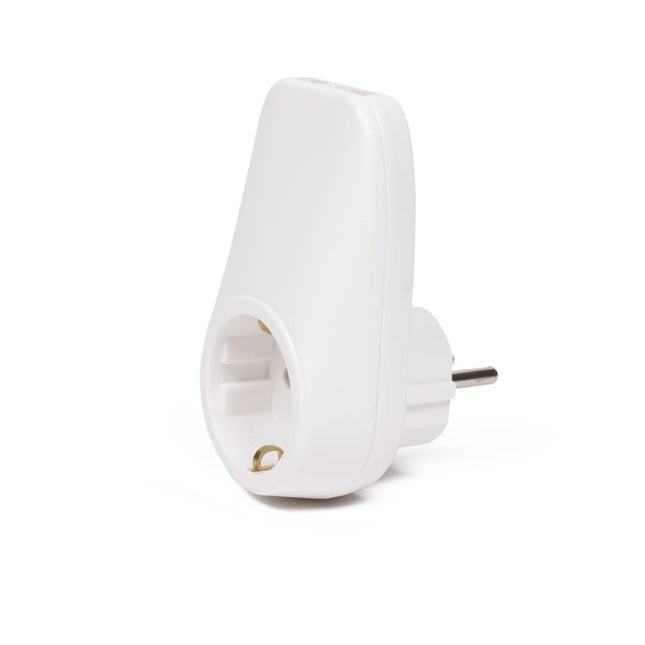 Benson Slimme Wifi-stopcontact met Randaarde - Wit - 3500W - Google Home