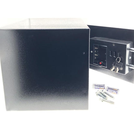 Stahlex Elektronische Kluis - 250 x 350 x 250 mm - Programmeerbaar Codeslot - Zwart