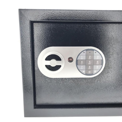 Stahlex Elektronische Kluis - 250 x 350 x 250 mm - Programmeerbaar Codeslot - Zwart