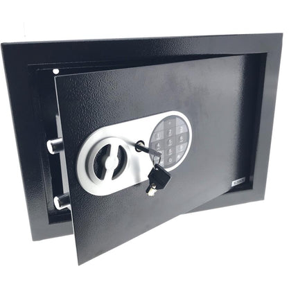 Stahlex Elektronische Kluis - 250 x 350 x 250 mm - Programmeerbaar Codeslot - Zwart
