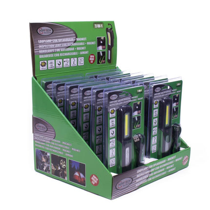 Hofftech Oplaadbare COB LED Looplamp - 150 Lumen - Magneet & Haak