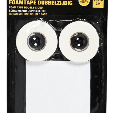 Benson Dubbelzijdige Foamtape Set - 4 Stuks - Sterke Hechting
