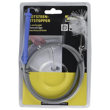 Benson Gootsteenontstopper – Zink-gecoat Veerstaal – Met Kurkentrekker