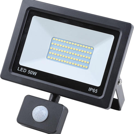 Hofftech LED Straler Flat - 50W - 5000 Lumen - Met Sensor