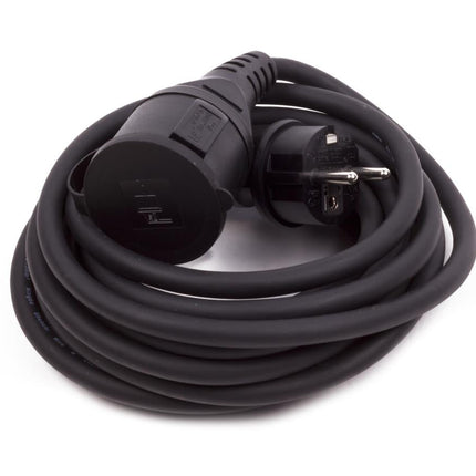 Benson Rubber Verlengsnoer – 5 meter – Randaarde – IP44 – 3680W