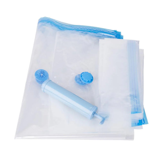 Benson Vacuüm Opbergzakken Set - 6 Stuks - Inclusief Pomp - 3 Maten