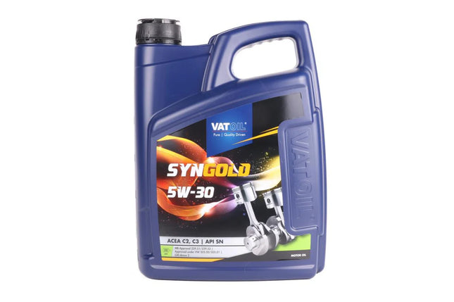 Vatoil SynGold 5W-30 Motorolie - 5 Liter - Synthetisch & Brandstofbesparend