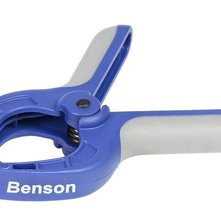 Benson Zeilklemmen - 75 mm - Krachtige Veer - 3 stuks - Blauw/Zwart