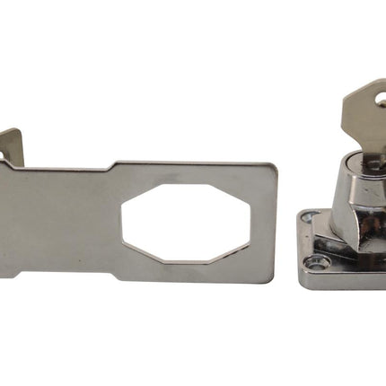 Benson Overslag met Geïntegreerd Slot – 75 mm – Gehard Staal – Chroom