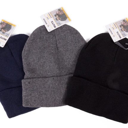 Benson Warme Beanie Muts – One Size – Gebreid Acryl – Kleurenmix
