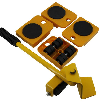 Benson Meubelrollerset met Hefboom 5-Delig - 150 kg - Anti-Slip