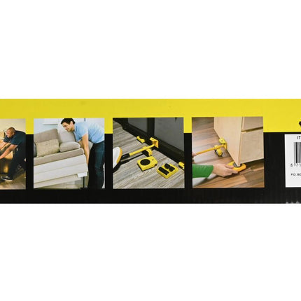 Benson Meubelrollerset met Hefboom 5-Delig - 150 kg - Anti-Slip
