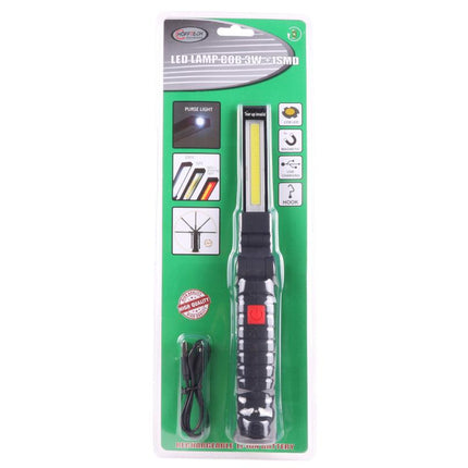Hofftech Flexibele LED Looplamp - 240 Lumen - Oplaadbaar - Magneetvoet