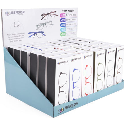 Benson Leesbril Display Bangkok Flex - Nekmodel - 36-delig