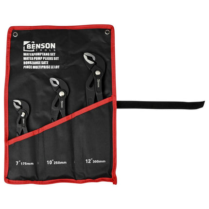 Benson Automatische Waterpomptangset - 3-delig - 175/250/300 mm - Cr-V