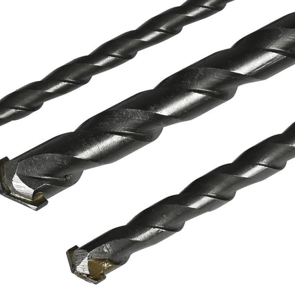 Hofftech SDS+ Betonborenset - 1 Meter Lang - Ø 12, 16 & 24 mm - 3-delig