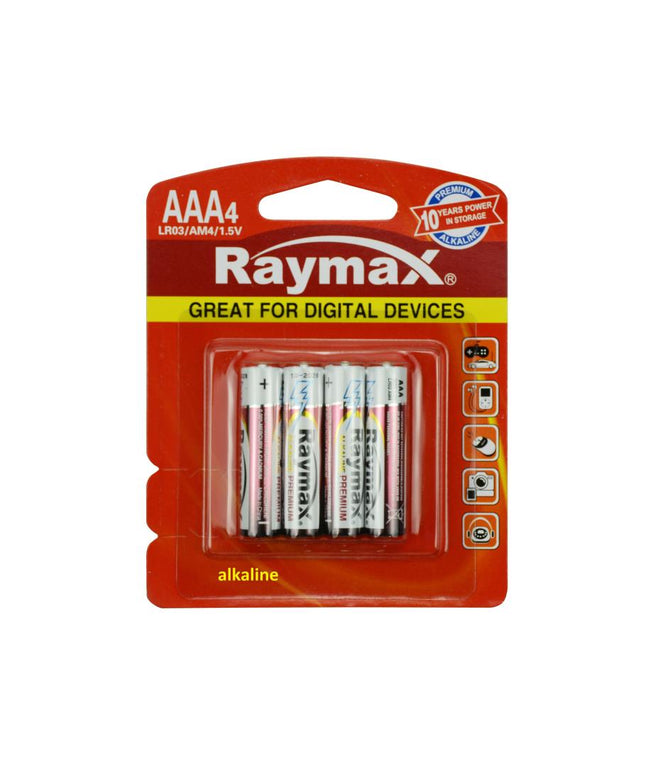 Raymax AAA Batterijen - LR03 - 1.5V - 8 stuks - High Power Alkaline - Voordeelverpakking
