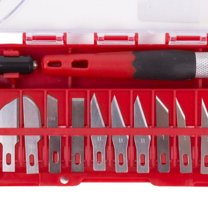 Benson Precisie Hobbymessenset - 15-delig - Met LED-verlichting - Inclusief Opbergcase