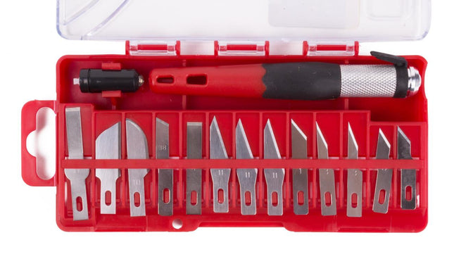 Benson Precisie Hobbymessenset - 15-delig - Met LED-verlichting - Inclusief Opbergcase