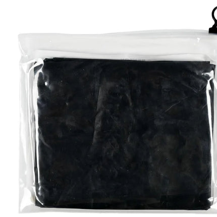 Benson Regenponcho met Capuchon – Universele Maat – Lichtgewicht – Zwart