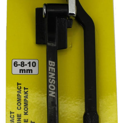 Benson Compacte Pijpenbuiger - 3-in-1 - Ø 6, 8 en 10 mm - Aluminium