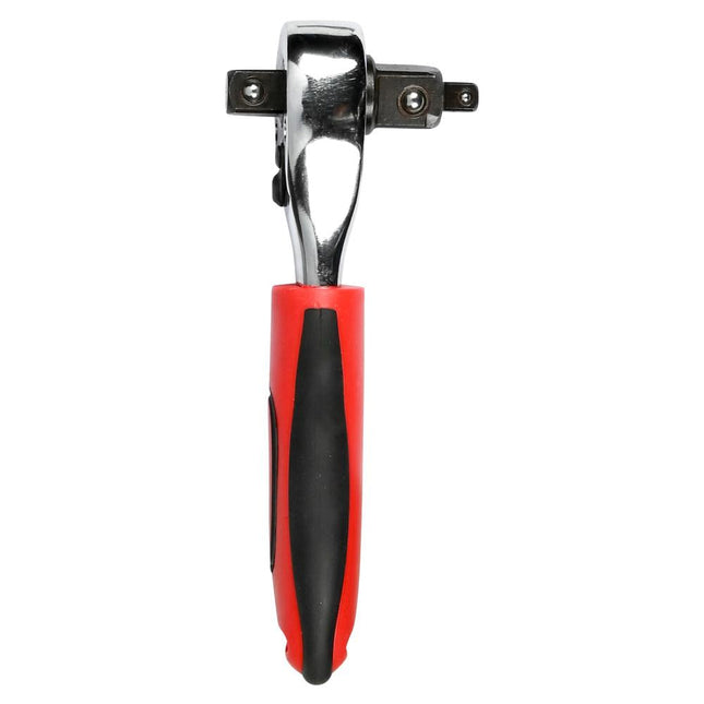 Hofftech 3-in-1 Stubby Ratel - 1/4", 3/8" & 1/2" - 72 Tands - 135 mm