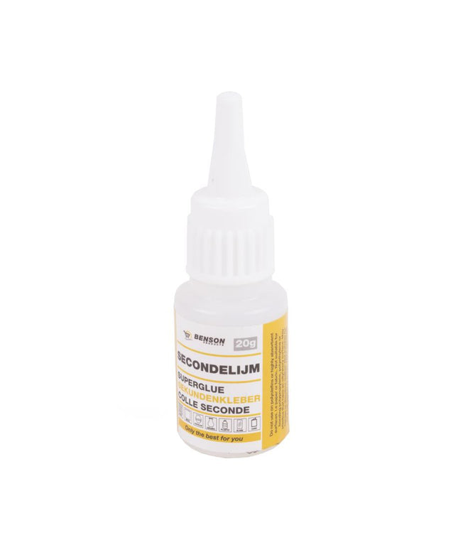Benson Secondelijm - 20 gram - Snelle Hechting - Cyanoacrylaat