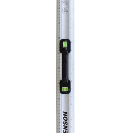 Benson Aluminium Liniaal met Waterpas & Handvat – 60 cm – Precisie-instrument
