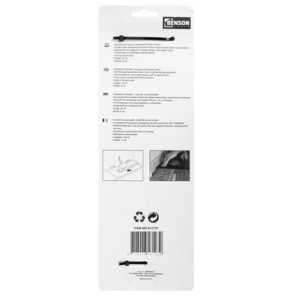 Benson Laminaat Slagijzer - 30 cm - Staal - Met Vilten Bescherming