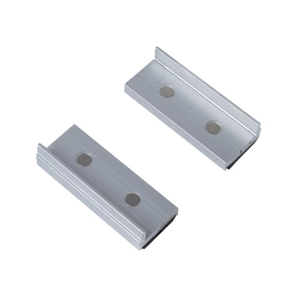 Benson Magnetische Bankschroefbekken - 75 mm - Set van 2 - Diamantpatroon