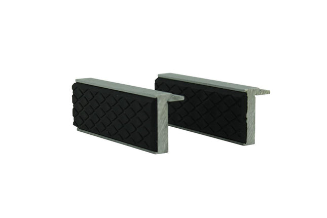 Benson Magnetische Bankschroefbekken - 75 mm - Set van 2 - Diamantpatroon