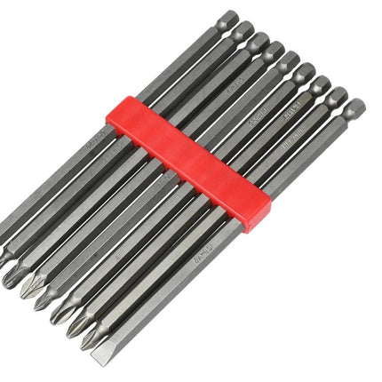 Benson Lange Bitset - 150 mm - 10-delig - PZ, PH & Torx - Chroom Vanadium