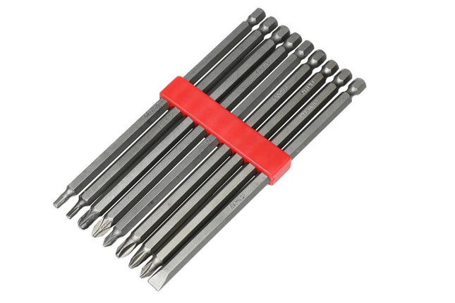 Benson Lange Bitset - 150 mm - 10-delig - PZ, PH & Torx - Chroom Vanadium