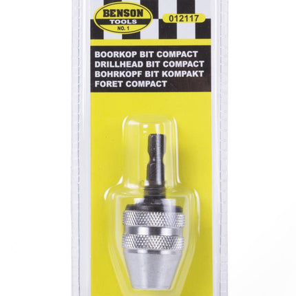 Benson Snelspanboorhouder Compact - Bit-aansluiting - 1 tot 6 mm
